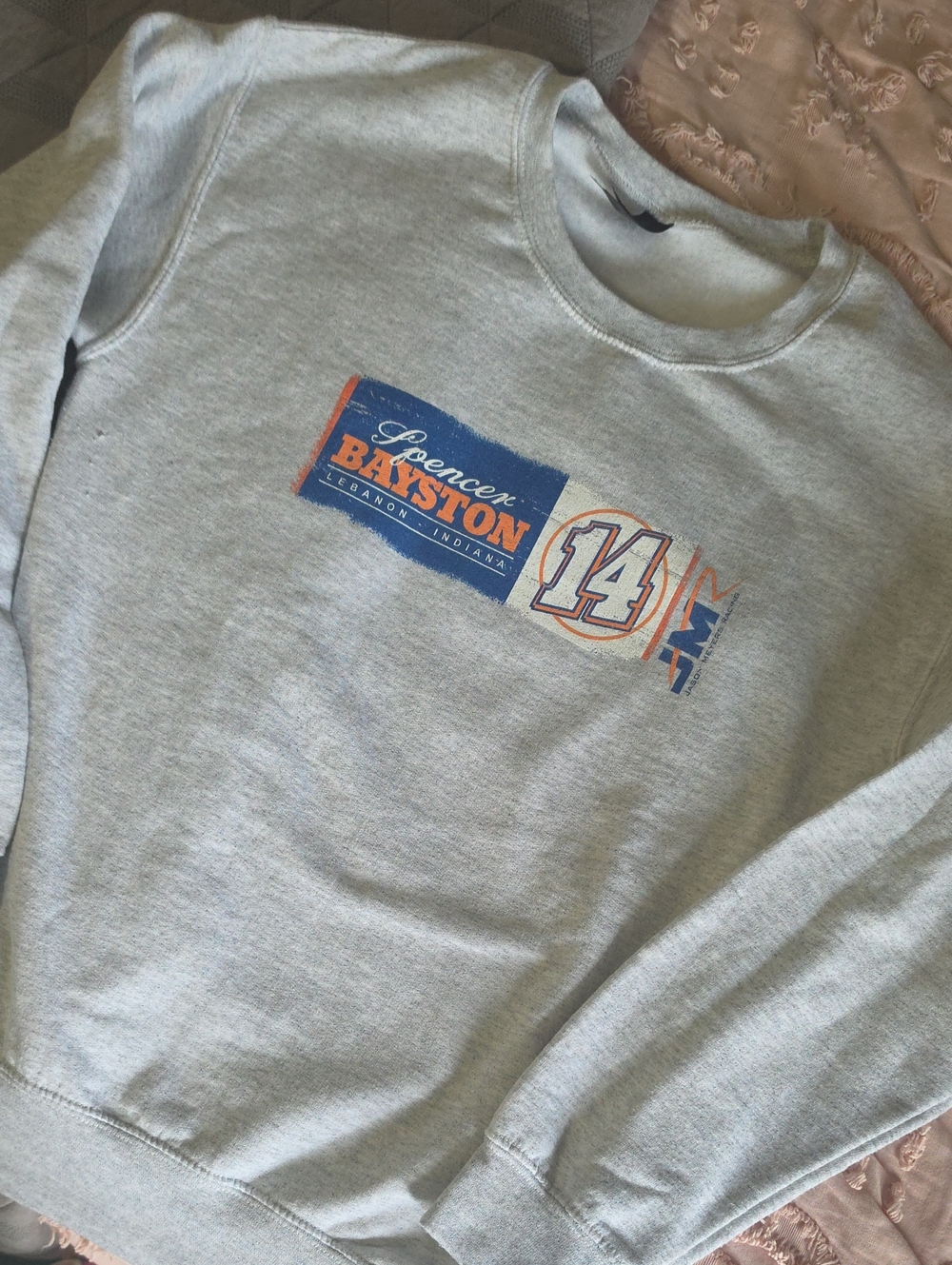 Spencer BAYSTON sprint car racing crewneck - SMALL